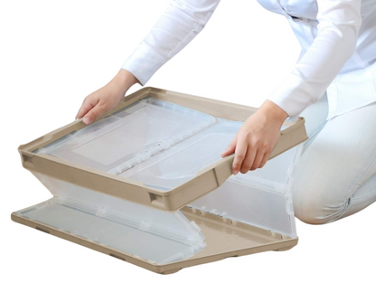 折りたたみコンテナー 短辺扉付き10個セット