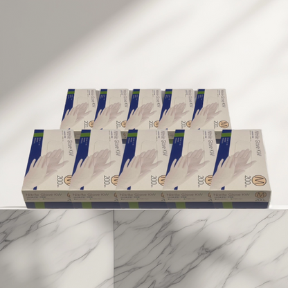 ニトリルグローブKW ホワイト　200枚入 × 10箱