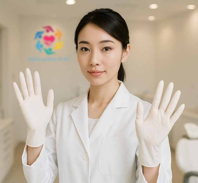 ニトリルグローブKW ホワイト　200枚入 × 10箱