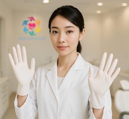 ニトリルグローブKW ホワイト　200枚入 × 10箱